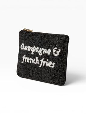 Kate Spade x Target Champagne & French Fries Beaded Clutch